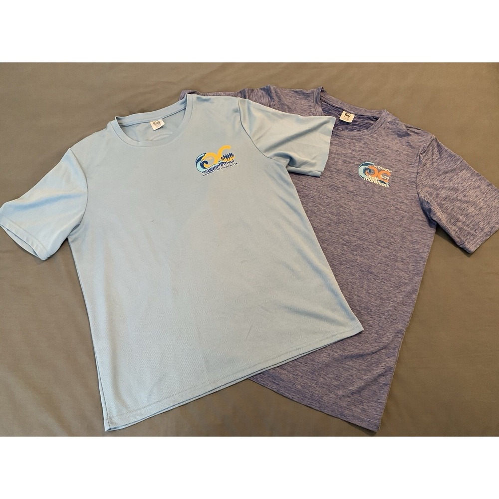 LOT OF 2 OC 1/2 Marathon Running Fest. Shirts Men's‎ Medium 2018/2020 SDCCU